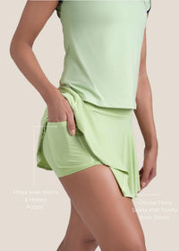 StrchFlex Compression Skort - Green - 2