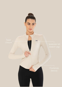 Women Active Jacket - White - 3
