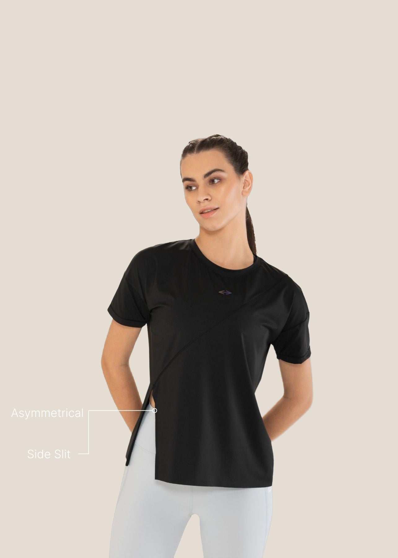 StrchFlow Performance Tee - Black - 3