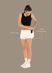 Play Core Skorts - White - 3