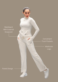 Women Light Fit Pants - Beige - 3