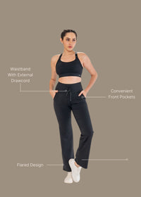 Women Light Fit Pants - Black - 3