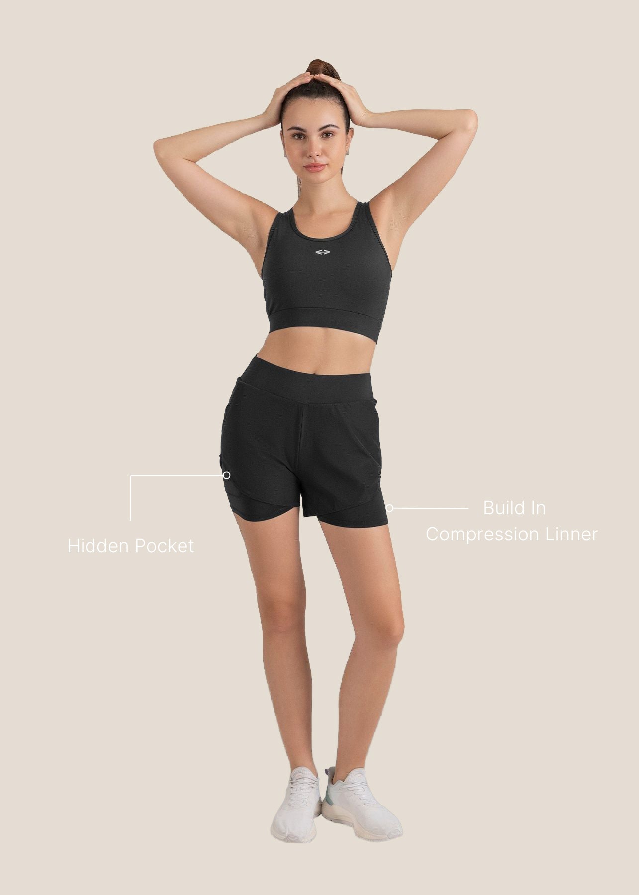 StrchFlex Compression Shorts - Black - 3
