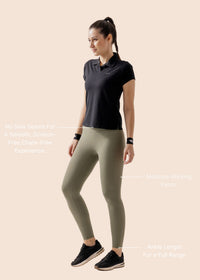 Every day training leggings - Olive - 3
