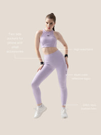 StrchFlex Performance leggings - Orchid Bloom - 3