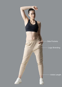 Everyday workout ankle length pants - Beige - 3