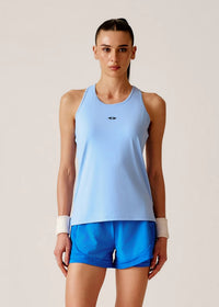 PlayCore Twisted Back Tank - Sky Blue