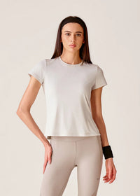 Airing Tee - Silver Grey