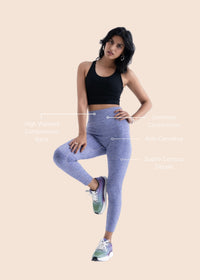 Soft Core Seamless Leggings - Vivid Violet - 3