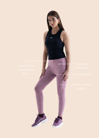 Soft Core Seamless Leggings - Hawthorn Rose - 3