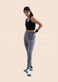 Soft Core Seamless Leggings - Black - 3