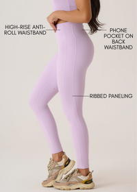 Ultimate Workout Leggings- Slim Fit - Mauve