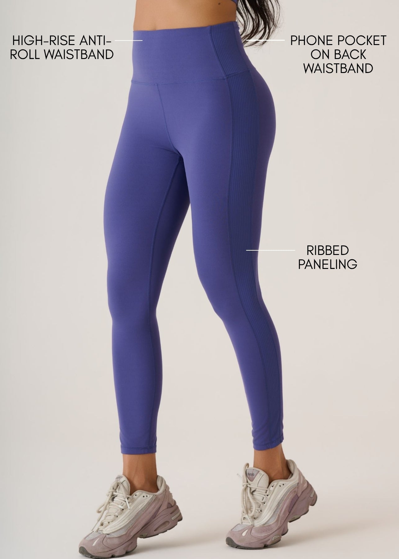Ultimate Workout Leggings- Slim Fit - Skipper Blue