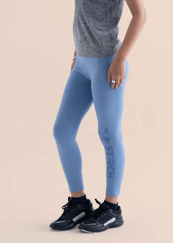 Seamless Workout Core leggings - Coronet Blue - 1