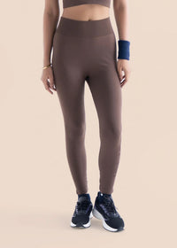 Seamless Workout Core leggings - Mocha Brown - 1