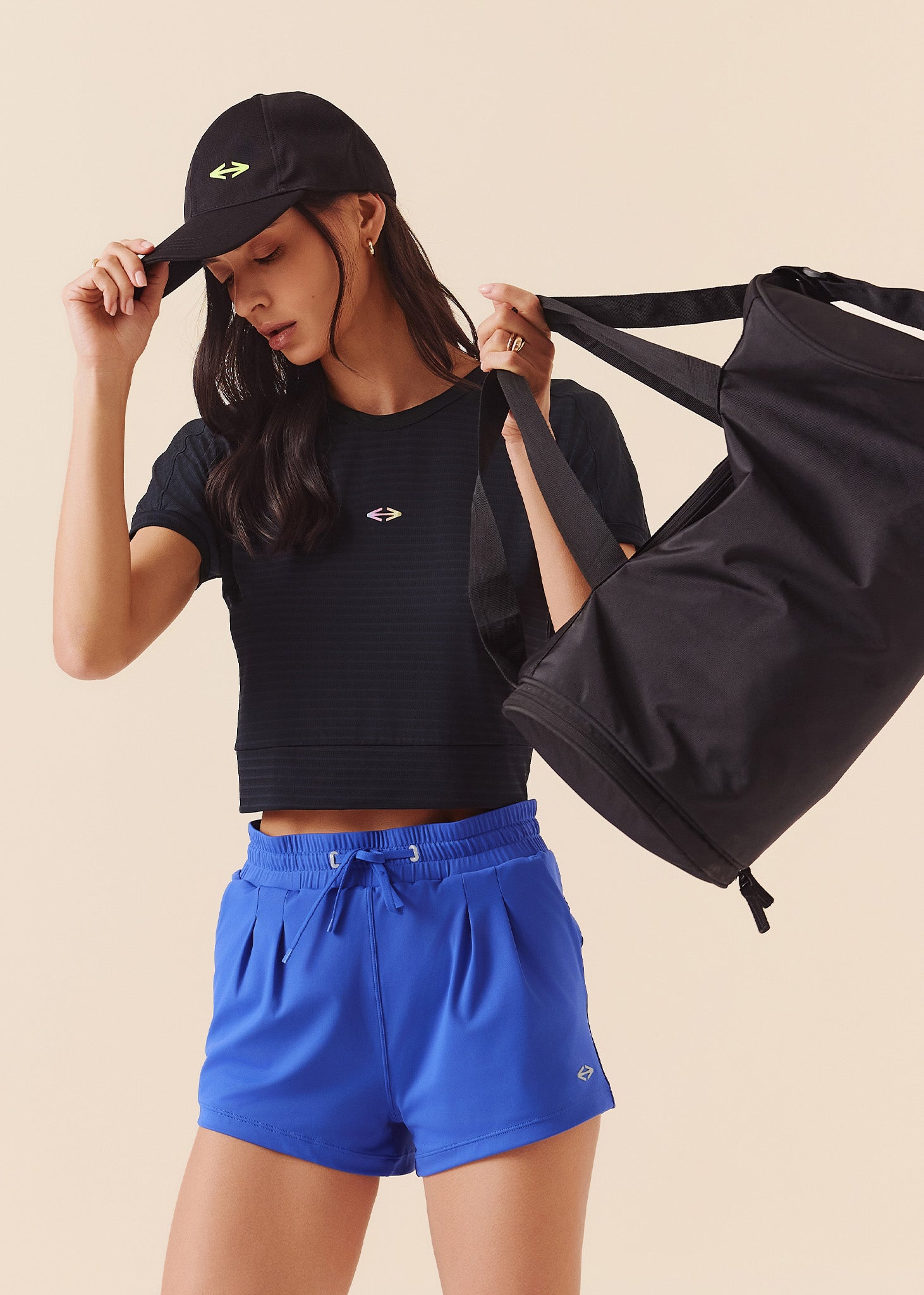 StrchFlex Workout Shorts - Dazzling Blue