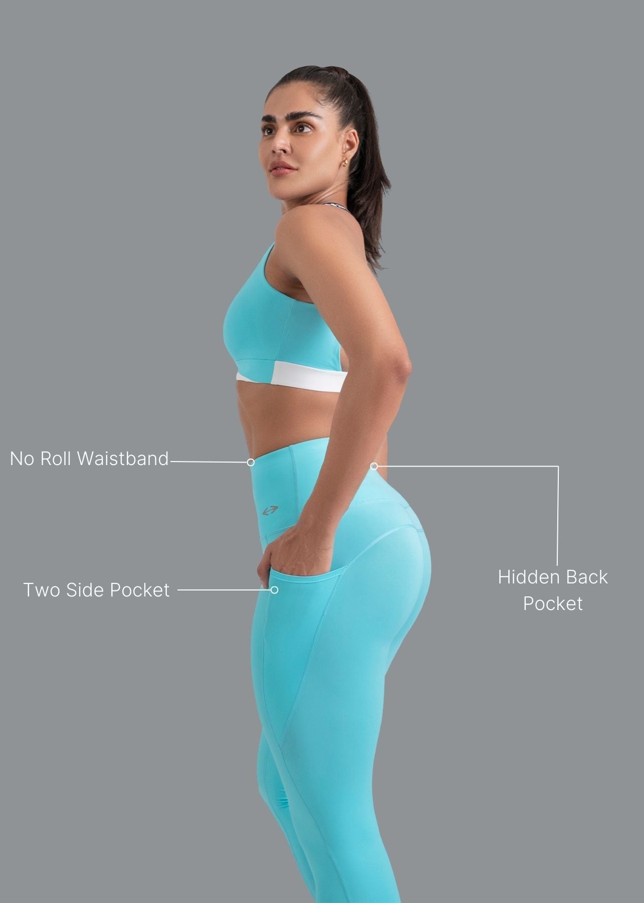 StrchFlex Everyday workout leggings - Black