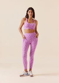 Women Y-Back Sports Bra - Orchid Pink - 4
