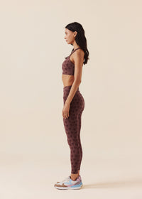 Women Y-Back Sports Bra - Raisin Brown - 5
