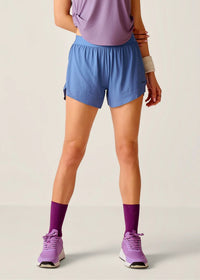 Breath-Easy Running Shorts - Steel Blue