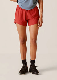 Breath-Easy Running Shorts - Burgundy