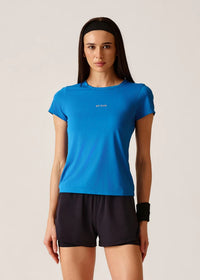 High Performance Strappy Back Tee - Marine Teal