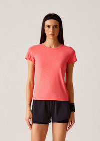 High Performance Strappy Back Tee - Georgia Peach