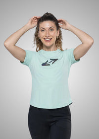 Women Gym Tshirt Navy Blue - 4