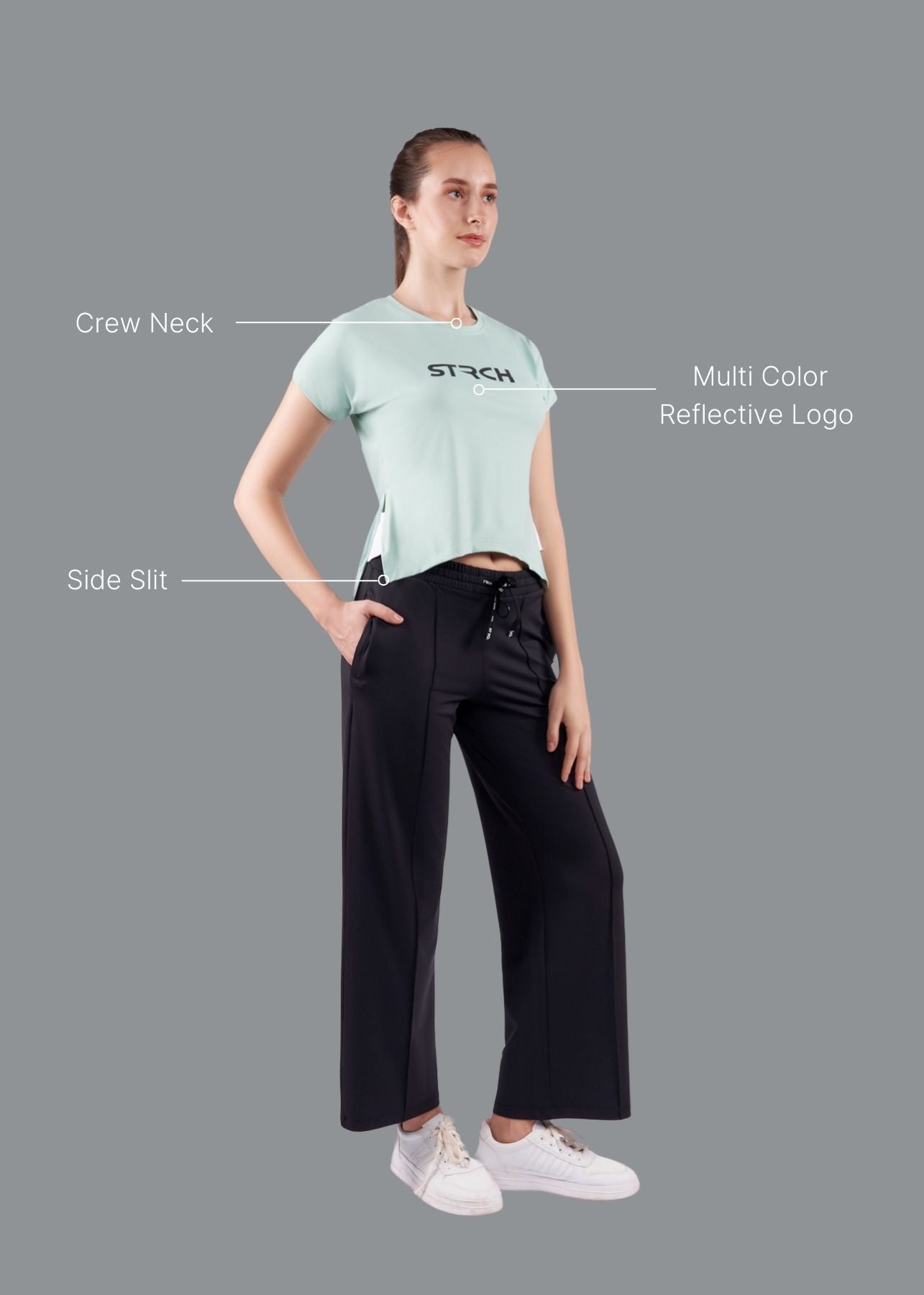 Women Performance Top Mint Green - 2