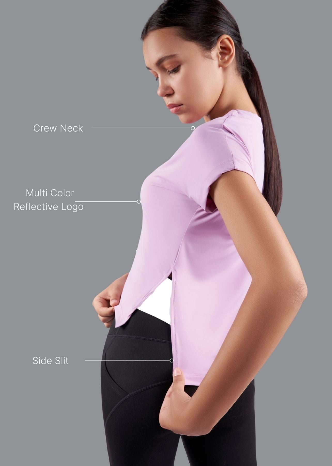 Women Performance Top Lavender - 2
