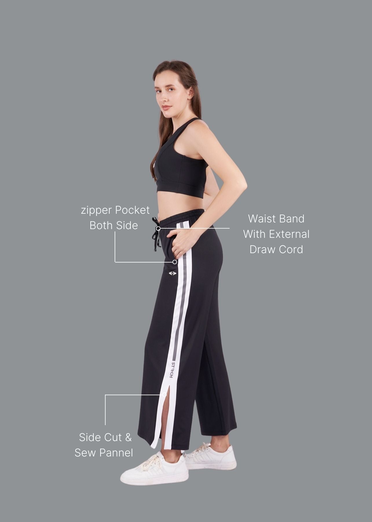 Play Core Workout Track Pant - Black - 2