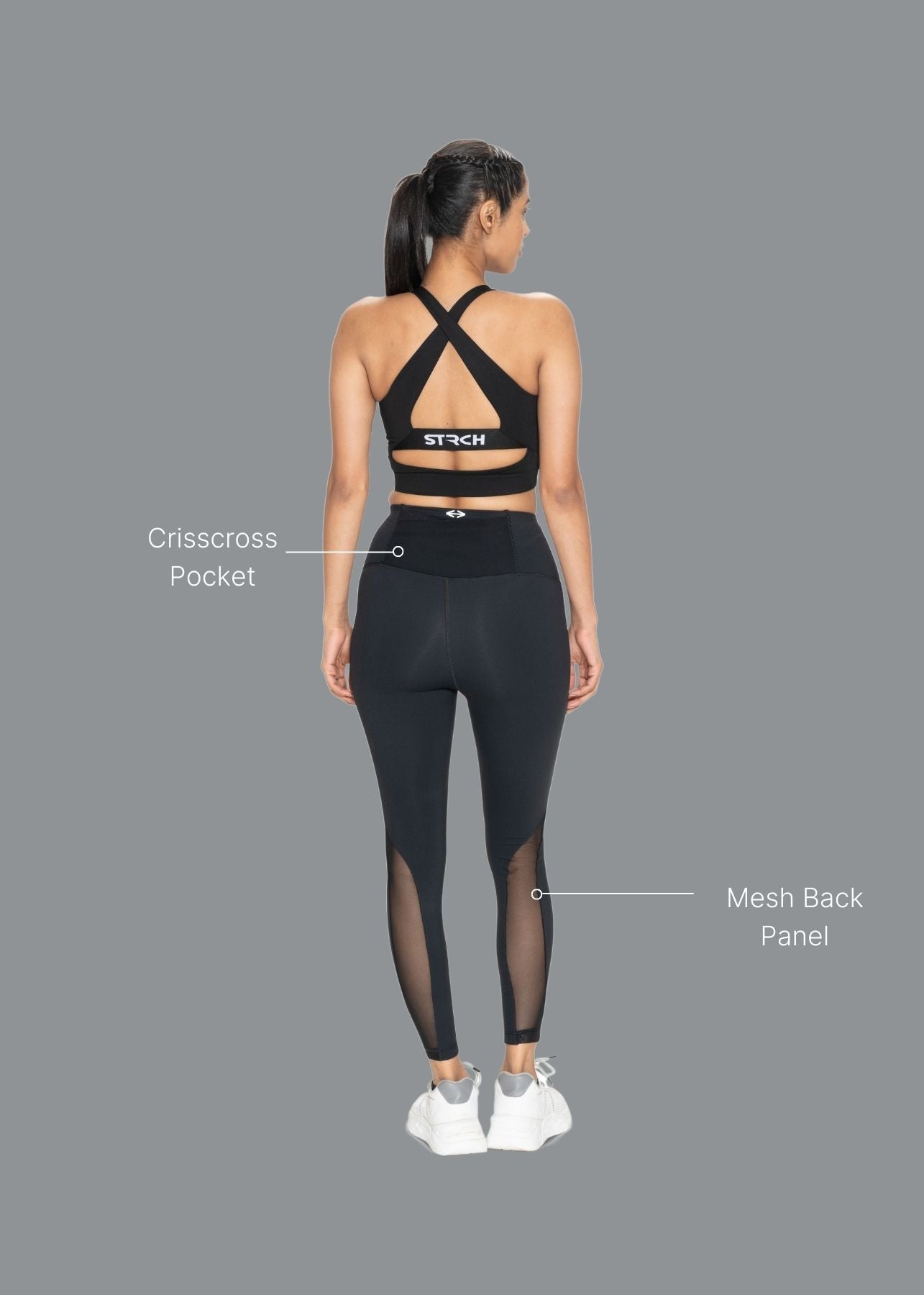 High Performance Mesh Leggings - Black - 1