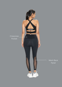 High Performance Mesh Leggings - Black - 1
