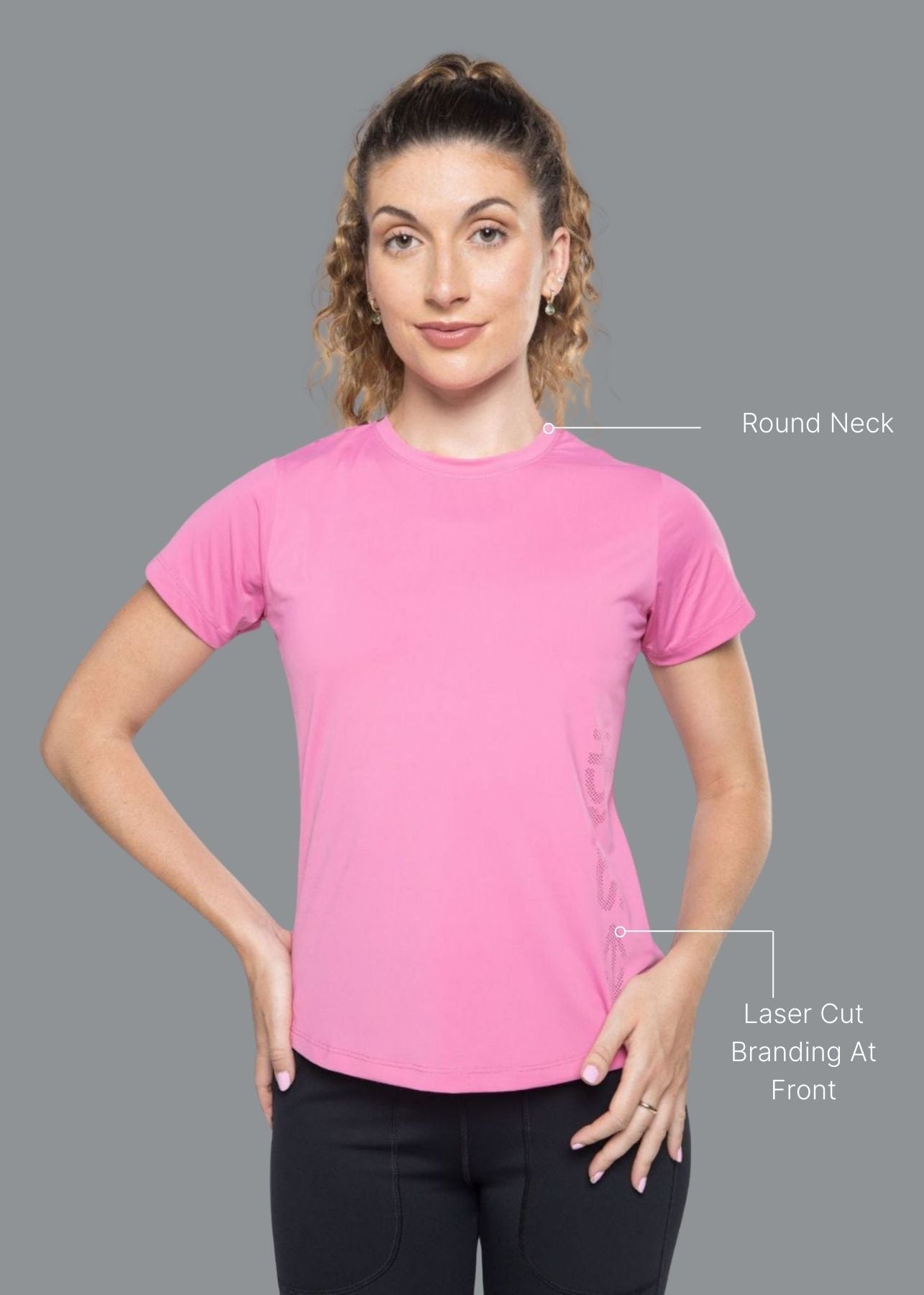 Everyday Workout Tee - Pink - 3