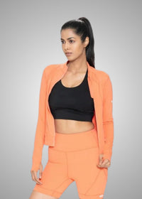 Sculpted Performance Jacket - Orange - 1