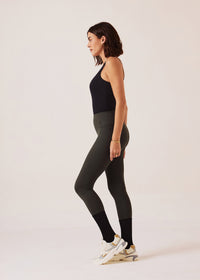 Women Gym-to-Yoga High Waist Leggings - Olive - 5