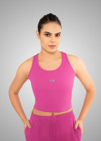 Women Power Tank Baby Pink - 2