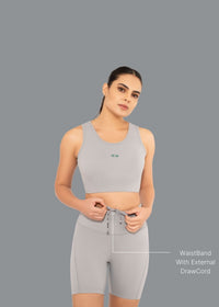 Women Multi Pocket Tights - Grey - 3