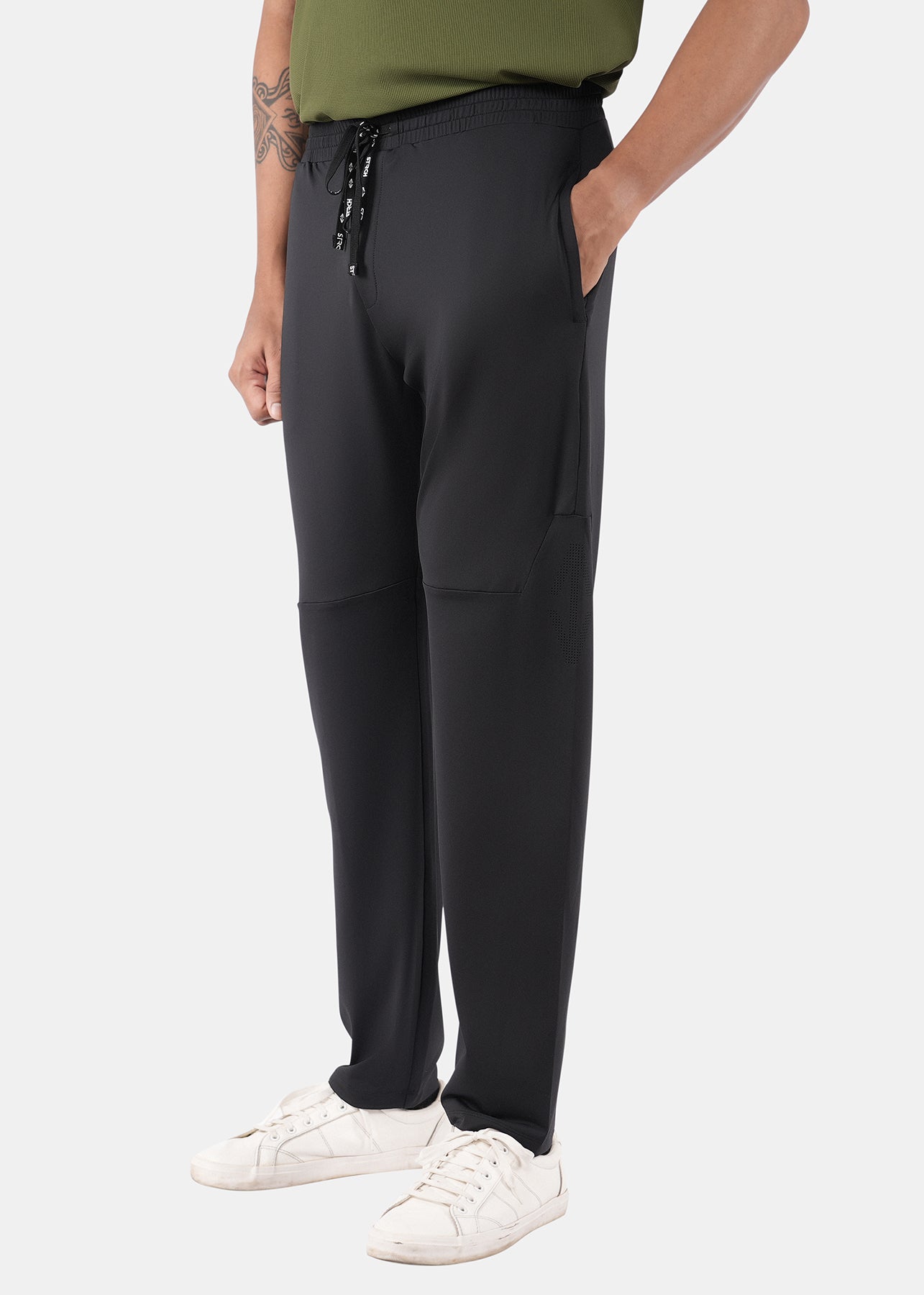 Men Training Track Pants Black - 1