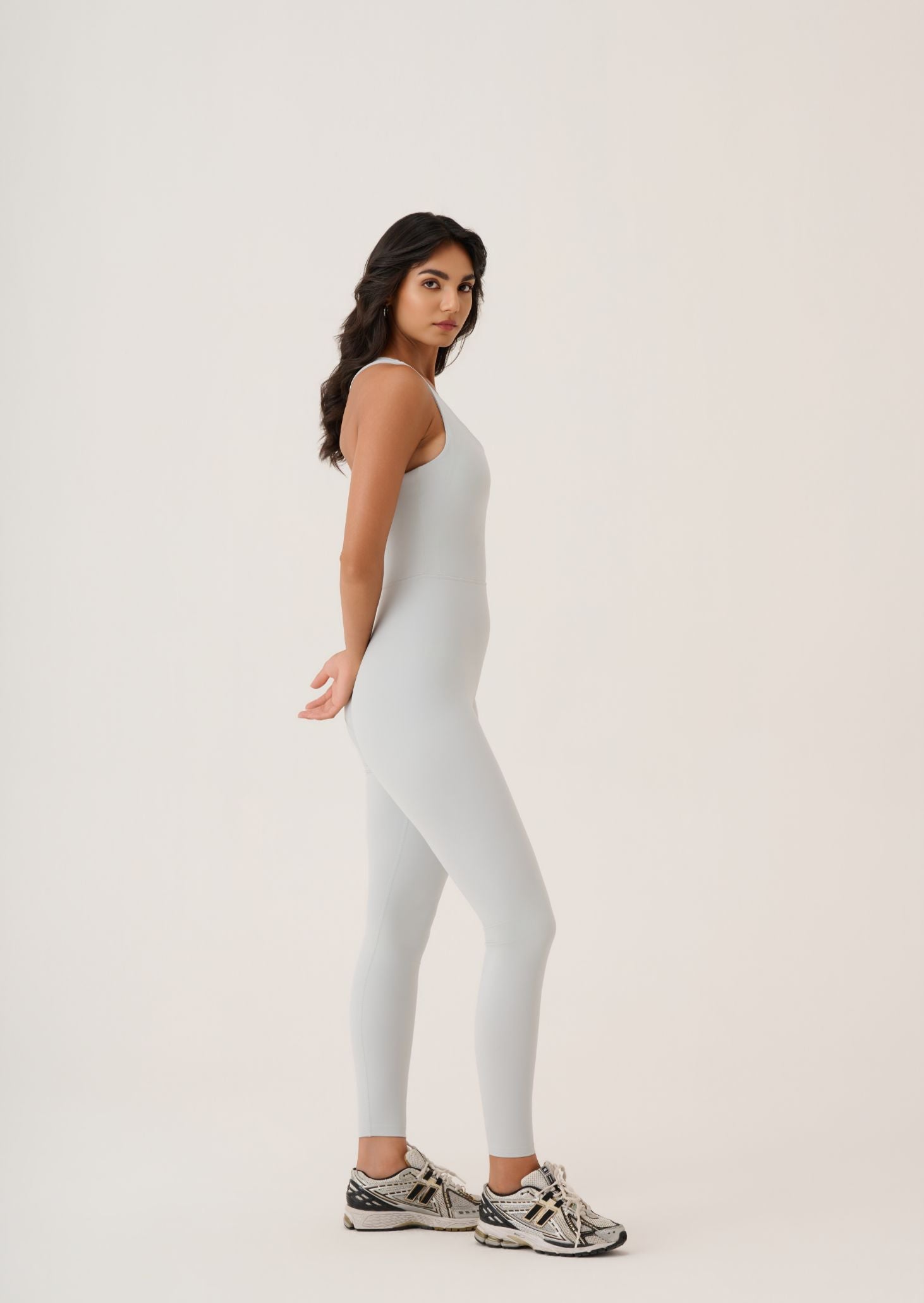 PlayCore Sculpting Jumpsuit-Grey