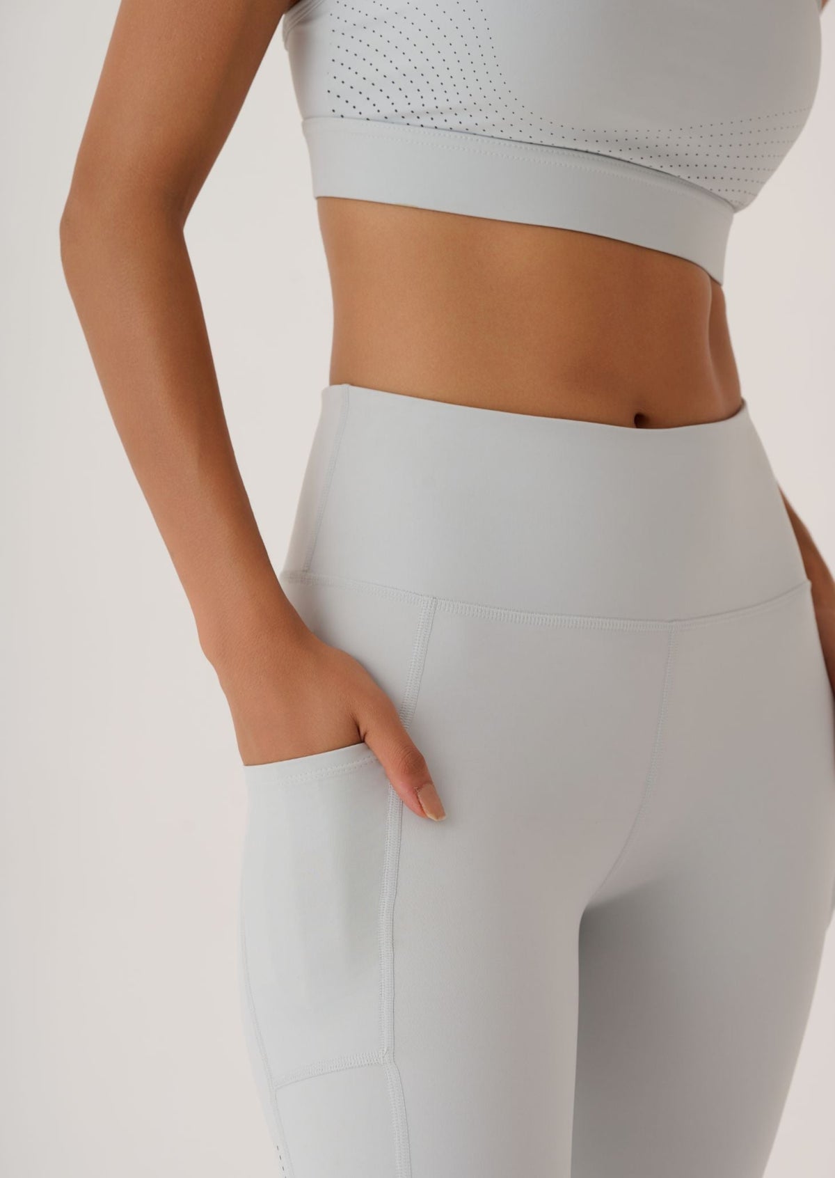 Reflective CoreActive Leggings- Slim Fit - Grey