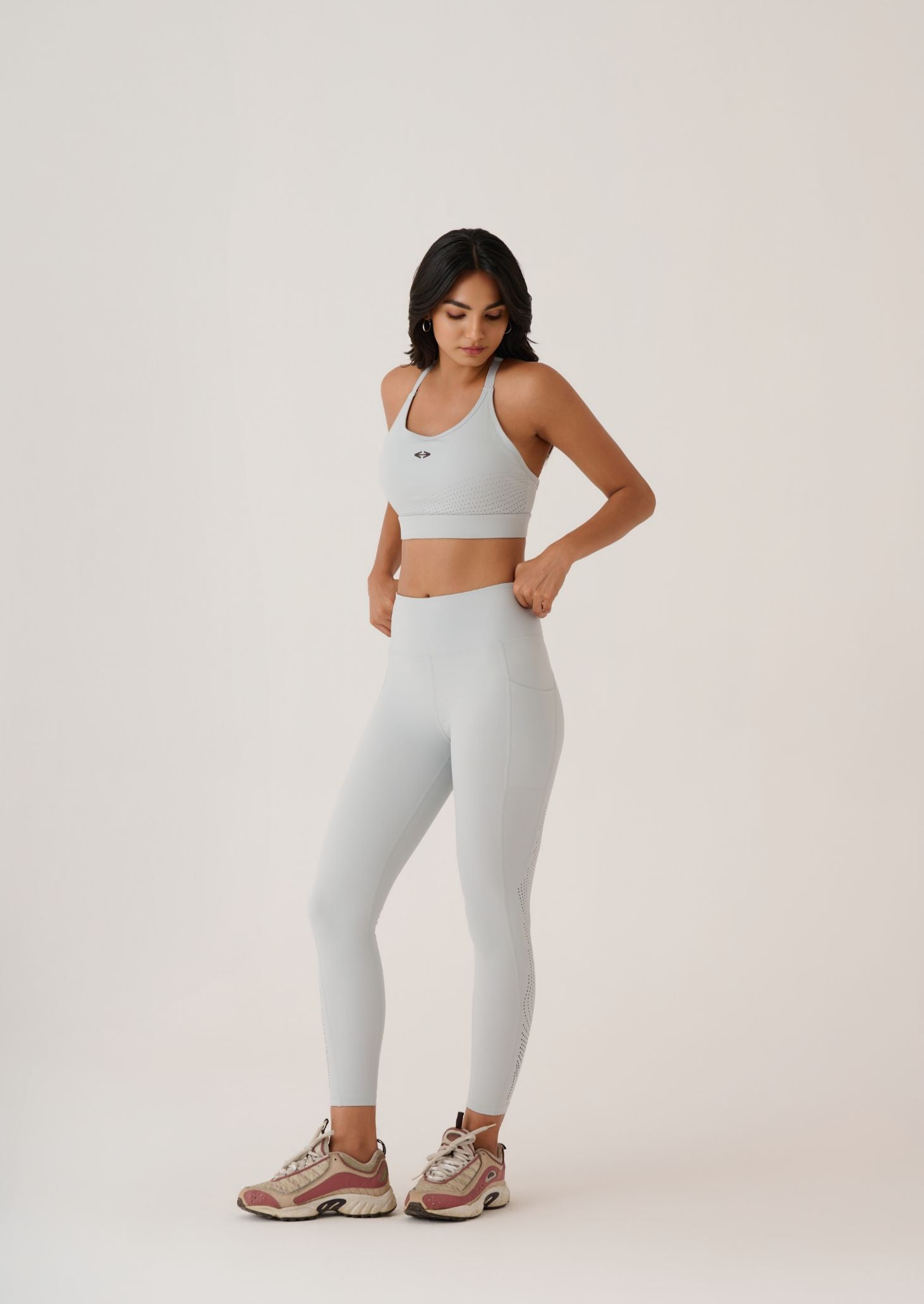 Power Yoga-Edit Sports Bra-Grey