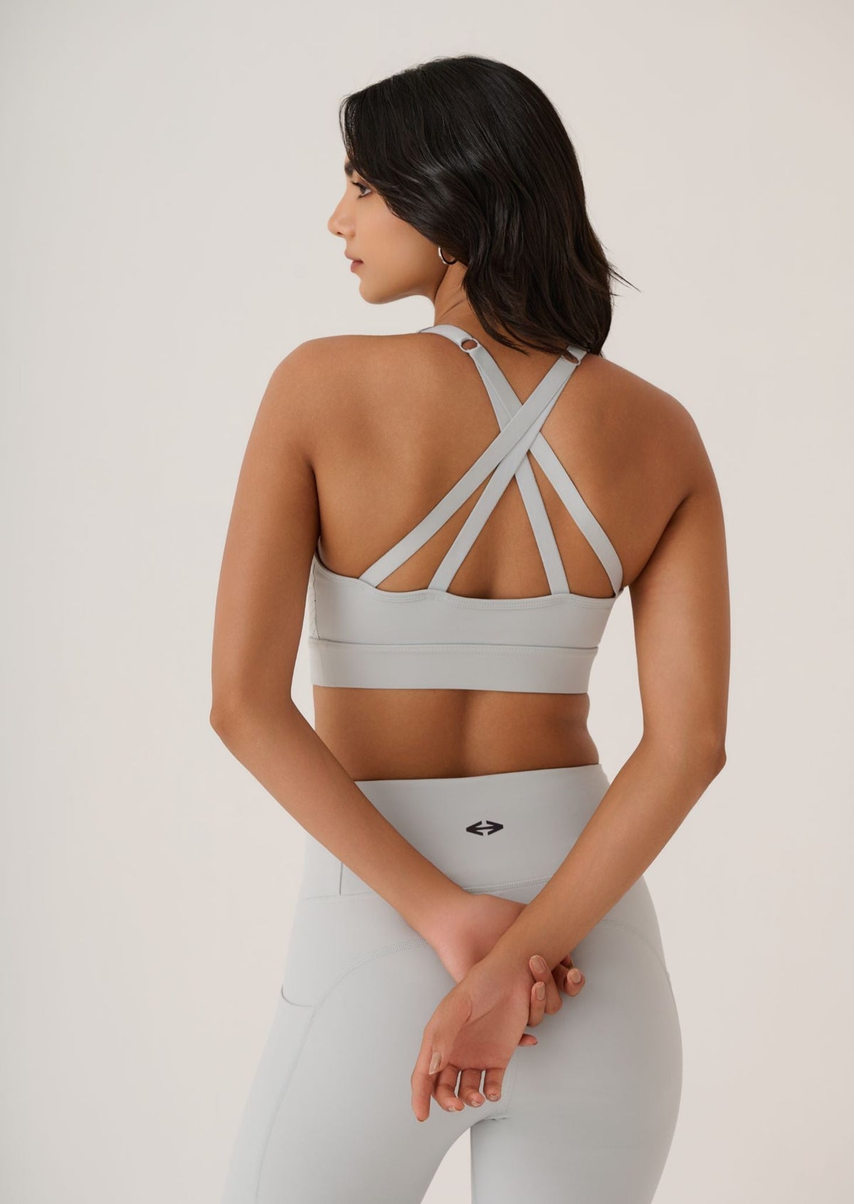 Power Yoga-Edit Sports Bra-Grey