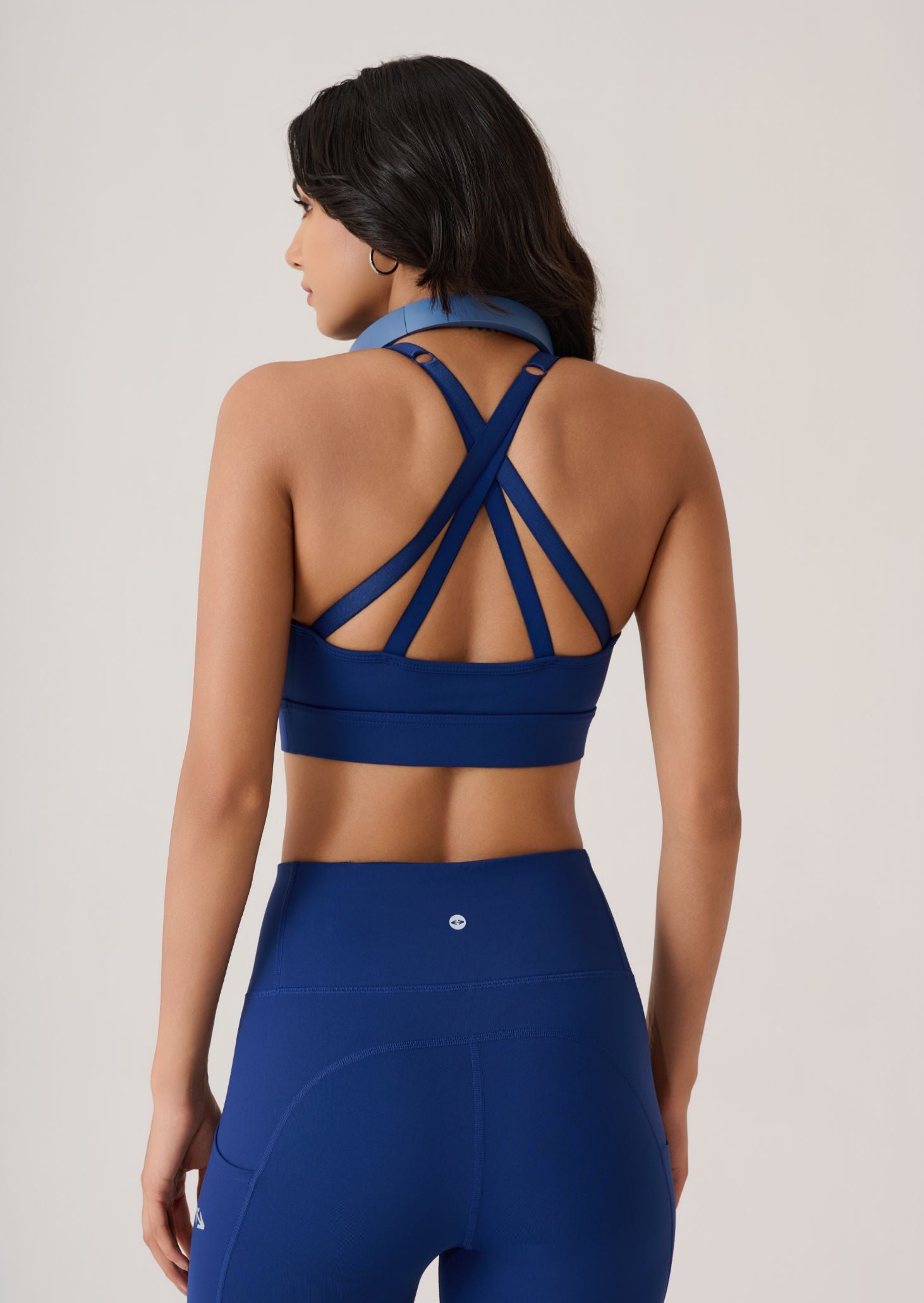 Power Yoga-Edit Sports Bra-Navy