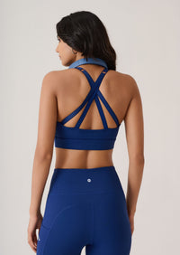 Power Yoga-Edit Sports Bra-Navy