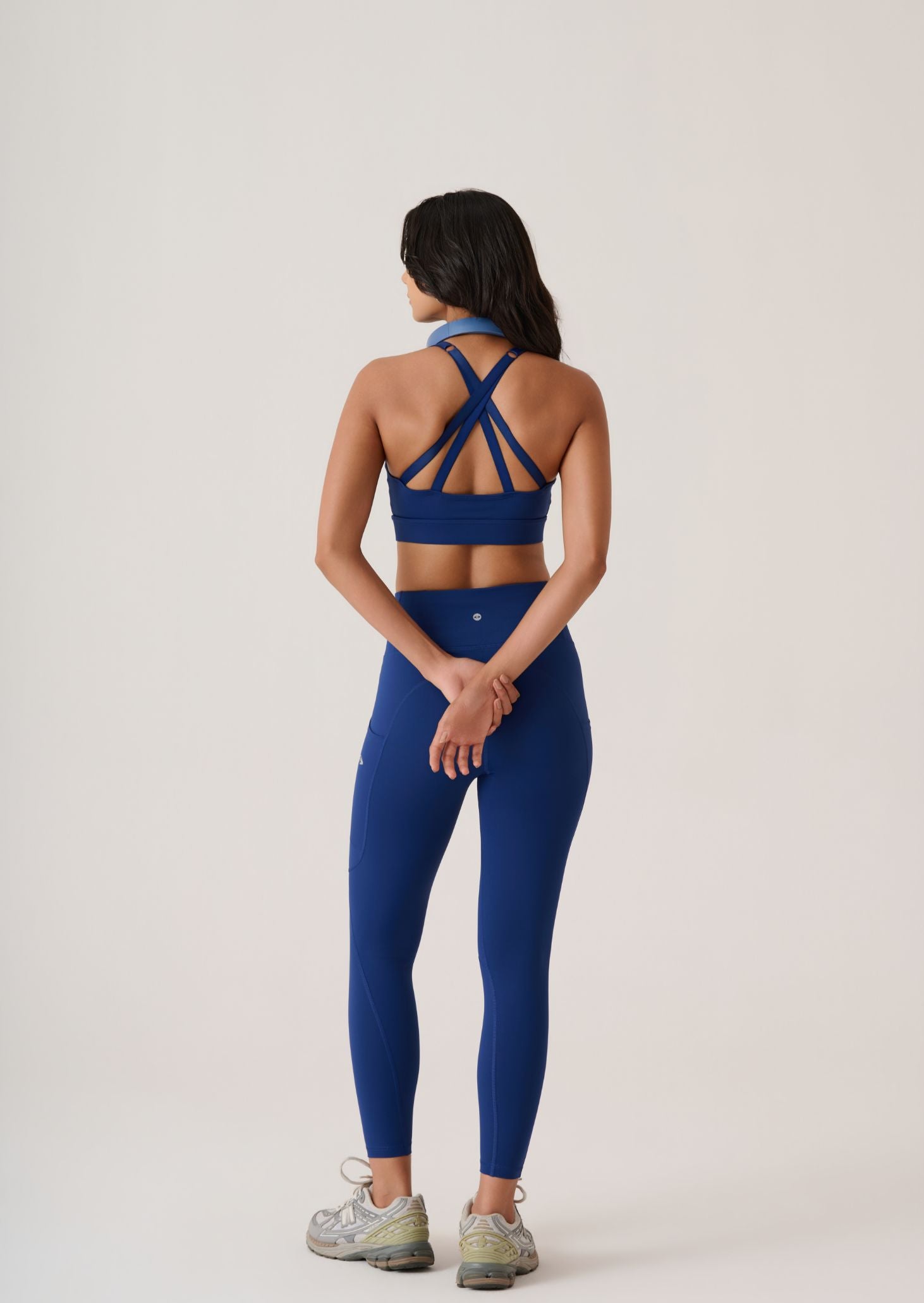 Power Yoga-Edit Sports Bra-Navy