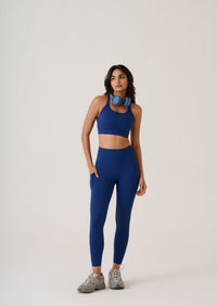 Power Yoga-Edit Sports Bra-Navy