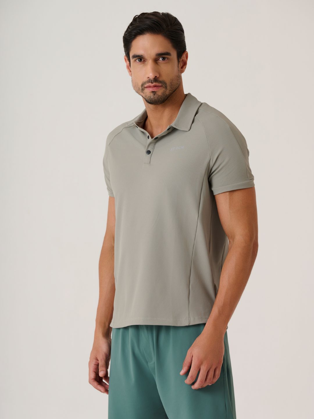 Play core Active Polo tee - GlacierSage