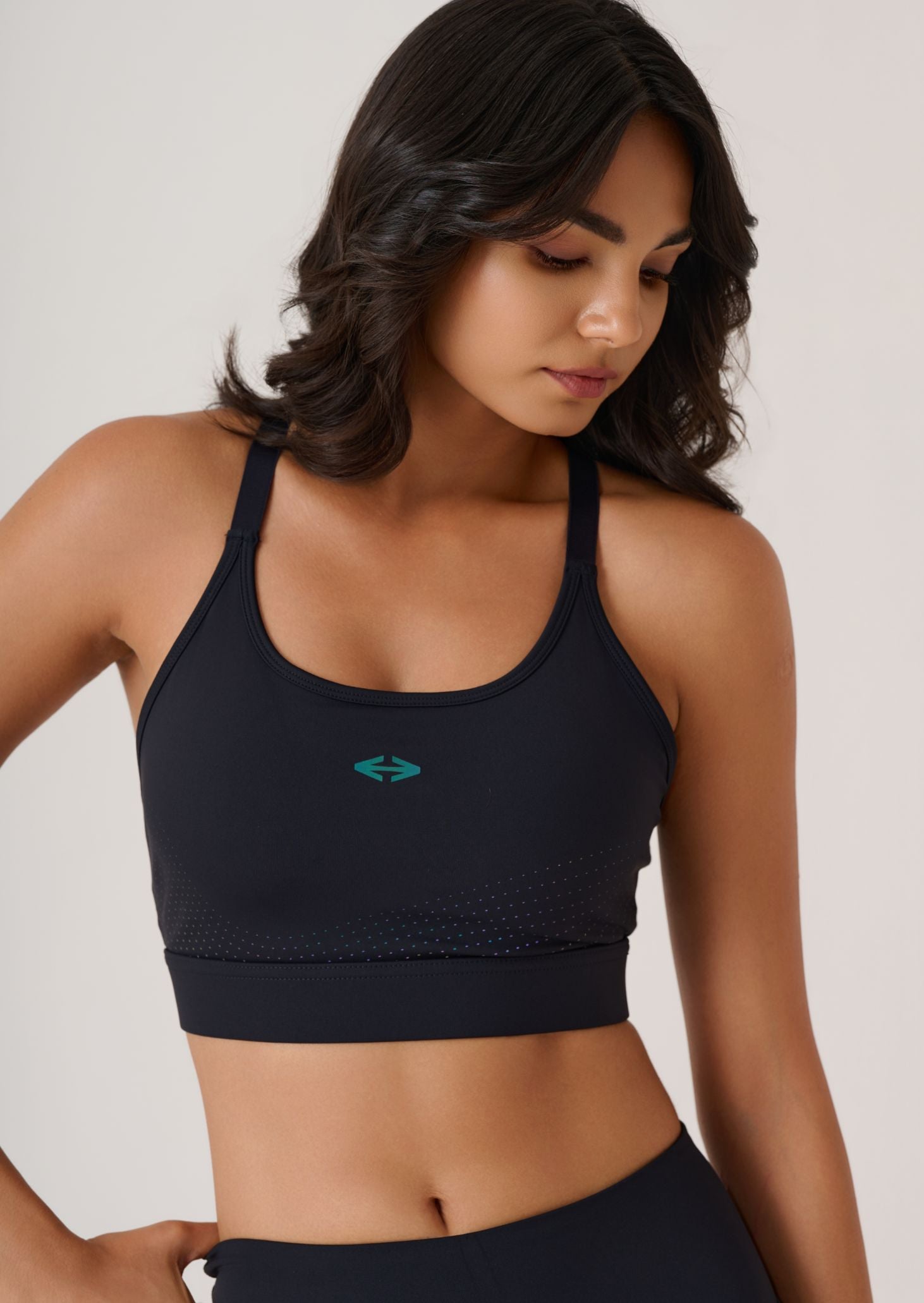 Power Yoga-Edit Sports Bra-Black