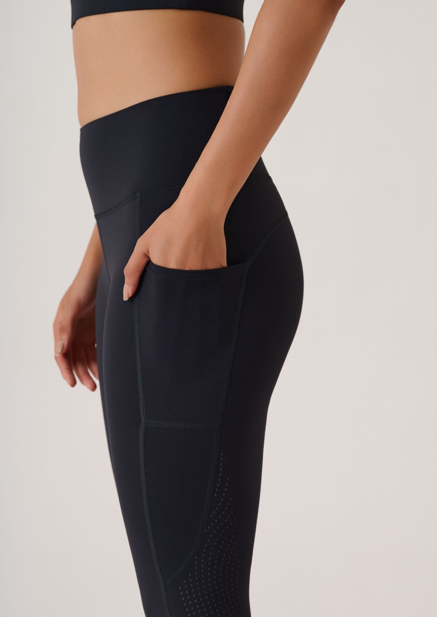 Reflective CoreActive Leggings- Slim Fit - Black